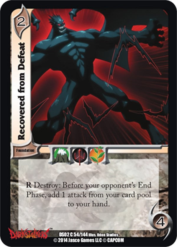 Image for Recovered from Defeat (Darkstalkers: Warriors of the Night) (54) - UniVersus