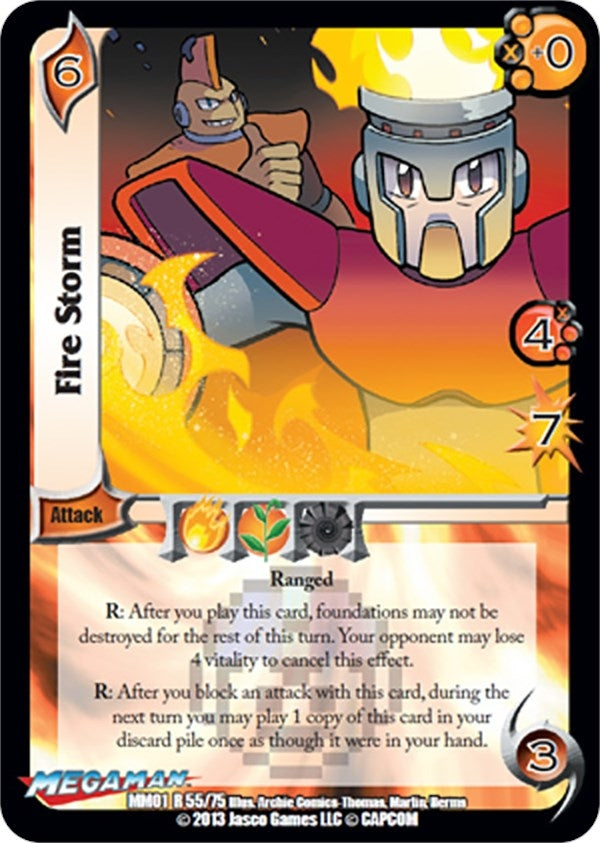 Image for Fire Storm (Mega Man: Collector's Tins) (55) - UniVersus