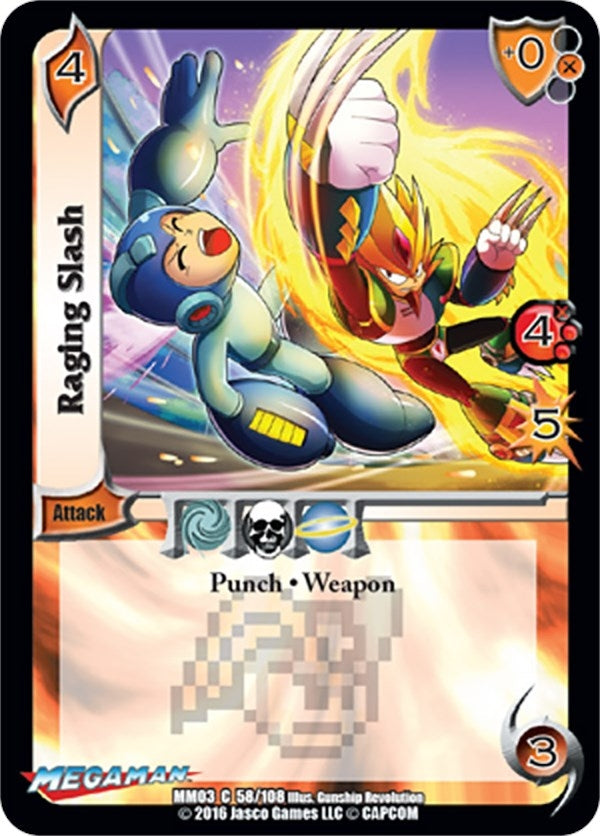 Image for Raging Slash (Mega Man: Battle for Power) (58) - UniVersus