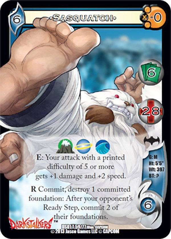 Image for Sasquatch (Darkstalkers: Collector's Tins) (59) - UniVersus