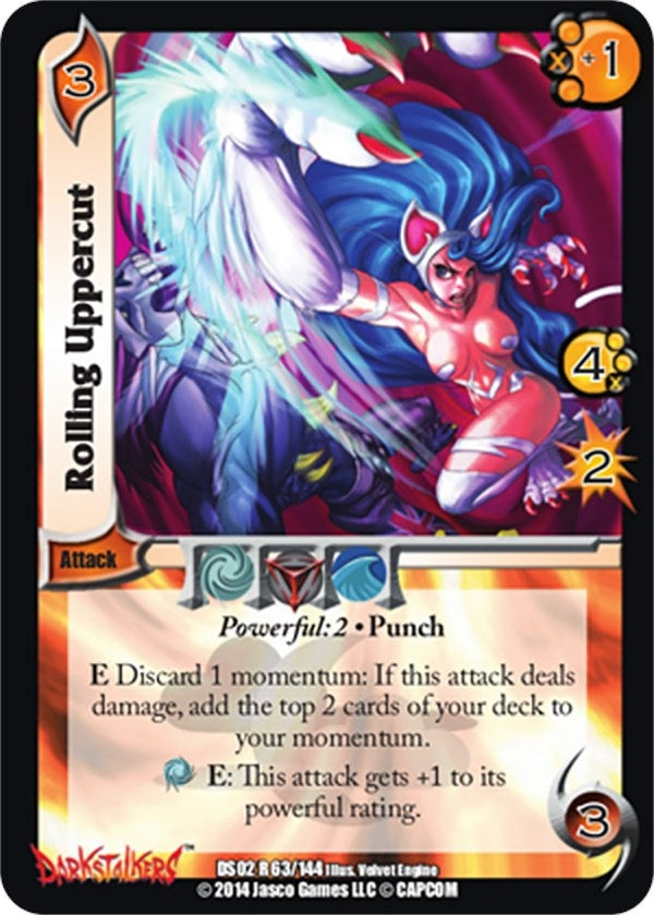Image for Rolling Uppercut (Darkstalkers: Warriors of the Night) (63) - UniVersus
