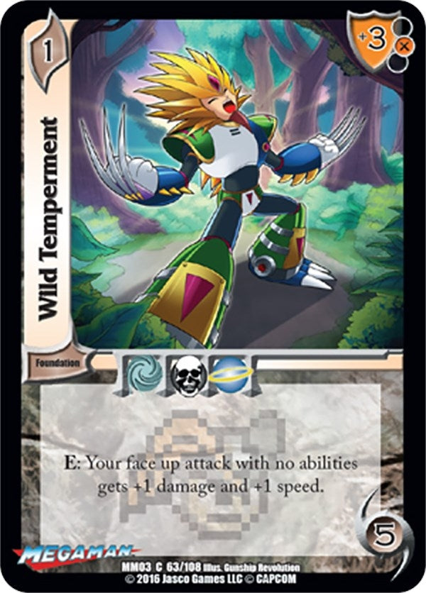 Image for Wild Temperment (Mega Man: Battle for Power) (63) - UniVersus