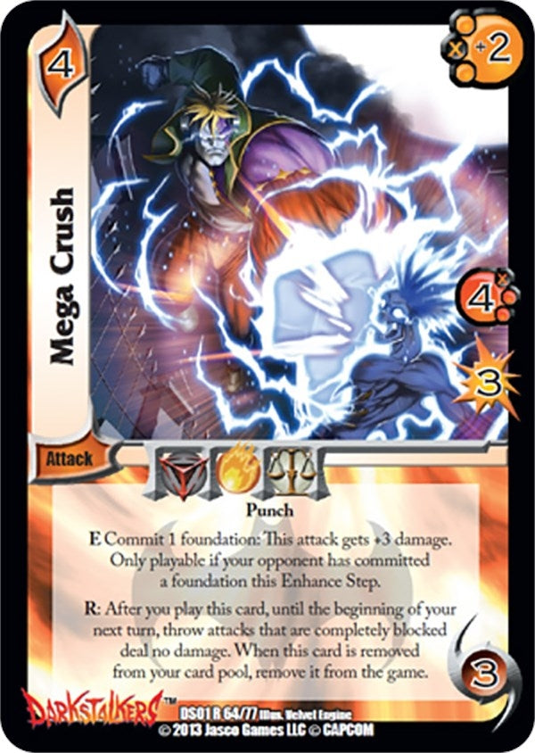 Image for Mega Crush (Darkstalkers: Collector's Tins) (64) - UniVersus