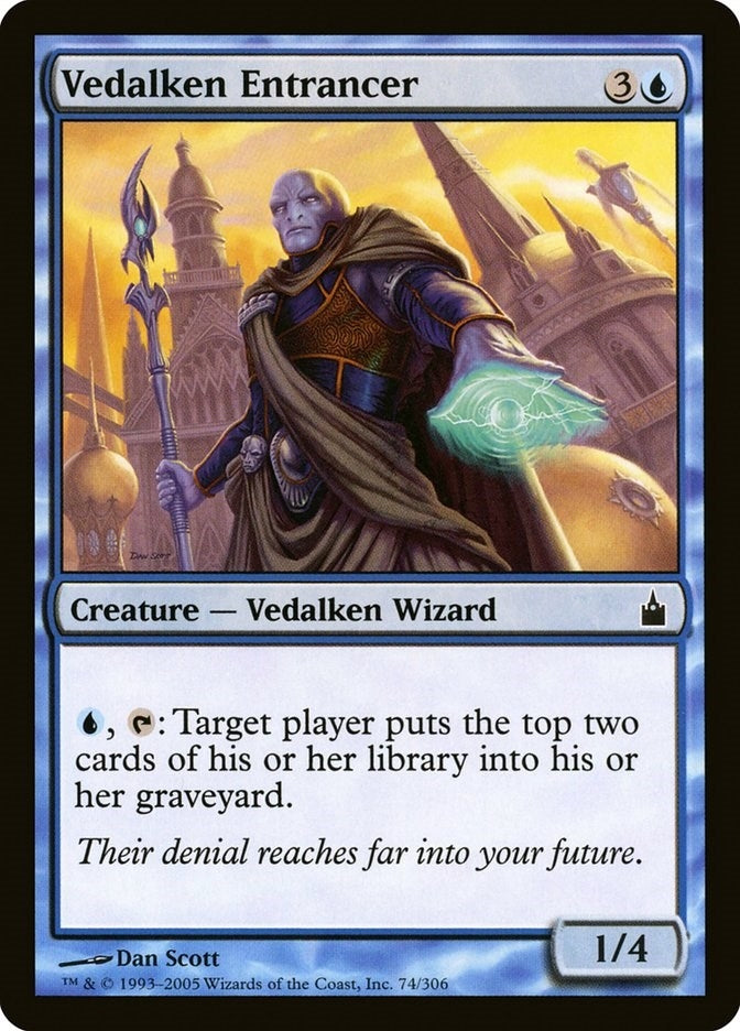 Image for Vedalken Entrancer (Ravnica: City of Guilds) (74) - Magic: The Gathering