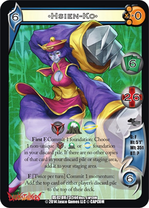 Image for Hsien-Ko (Darkstalkers: Warriors of the Night) (73) - UniVersus