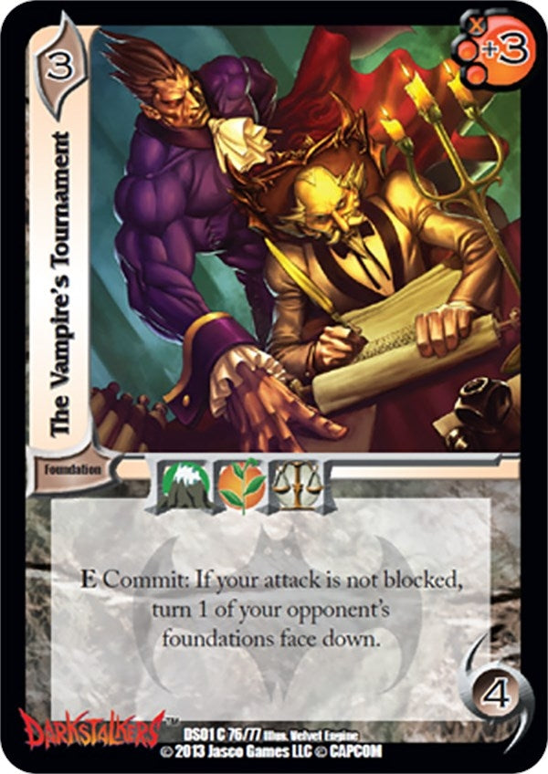 Image for The Vampire's Tournament (Darkstalkers: Collector's Tins) (76) - UniVersus