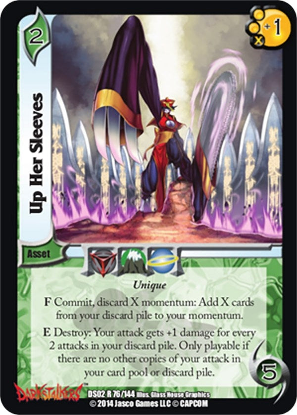 Image for Up Her Sleeves (Darkstalkers: Warriors of the Night) (76) - UniVersus