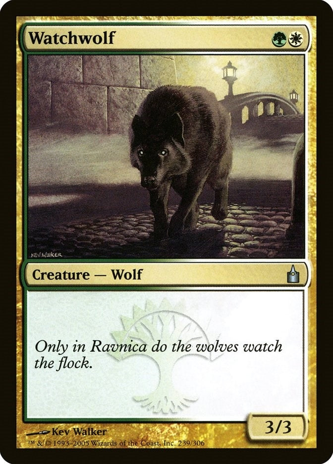 Image for Watchwolf (Ravnica: City of Guilds) (239) - Magic: The Gathering