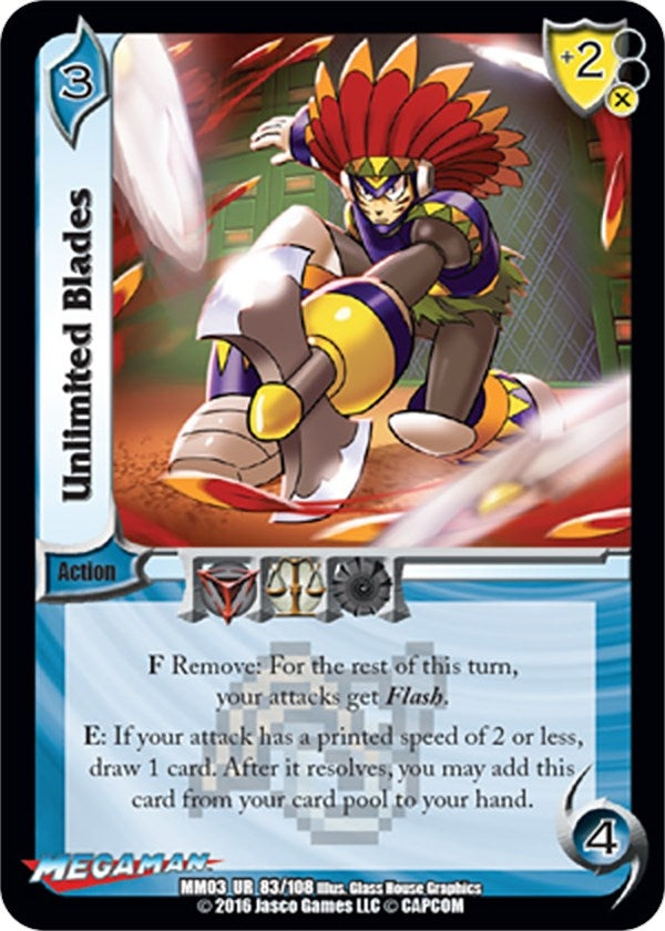 Image for Unlimited Blades (Mega Man: Battle for Power) (83) - UniVersus