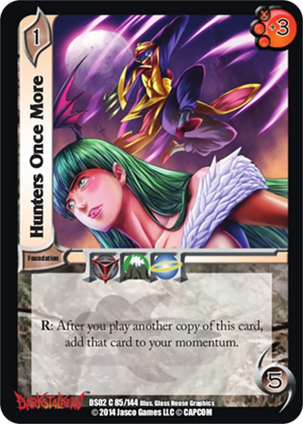 Image for Hunters Once More (Darkstalkers: Warriors of the Night) (85) - UniVersus