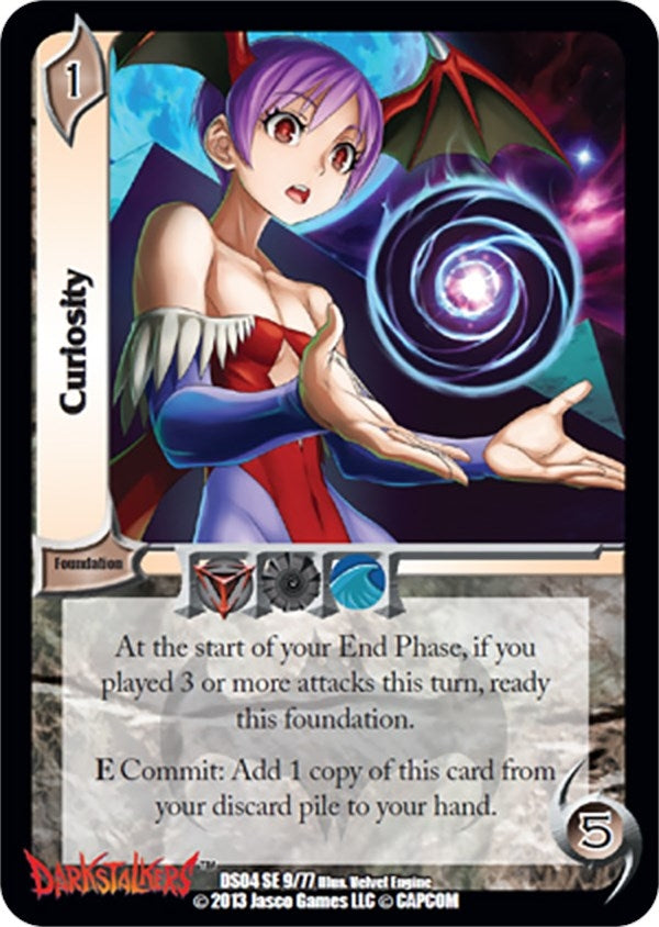Image for Curiosity (Darkstalkers: Collector's Tins) (9) - UniVersus