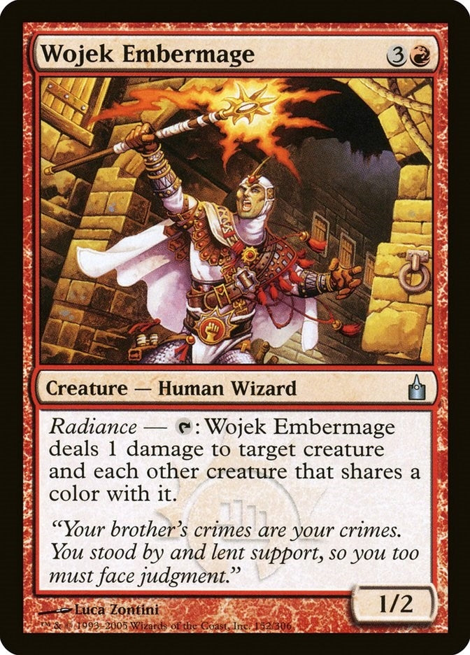 Image for Wojek Embermage (Ravnica: City of Guilds) (152) - Magic: The Gathering