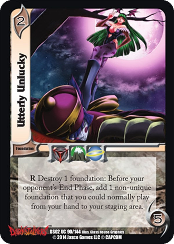 Image for Utterly Unlucky (Darkstalkers: Warriors of the Night) (90) - UniVersus