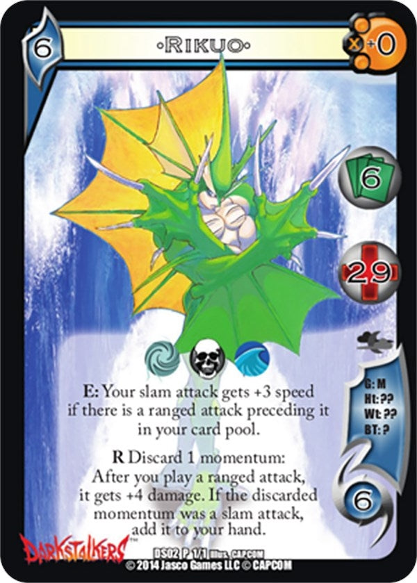 Image for Rikuo (Darkstalkers: Warriors of the Night) (901) - UniVersus