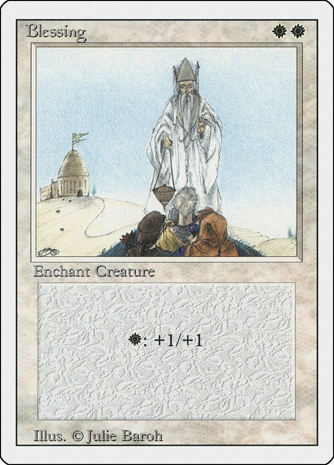 Image for Blessing (Revised Edition) - Magic: The Gathering