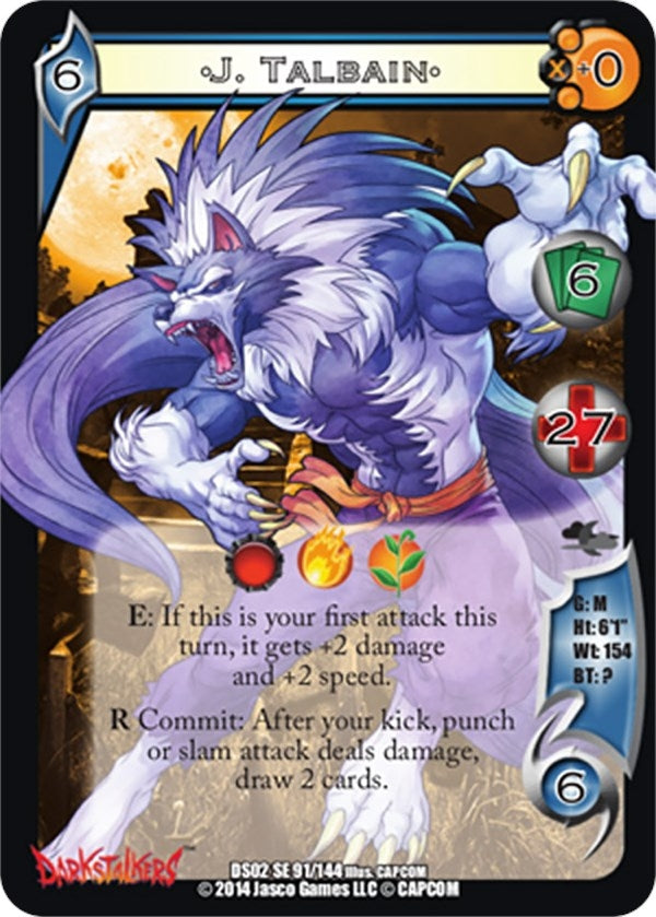 Image for J. Talbain (Darkstalkers: Warriors of the Night) (91) - UniVersus