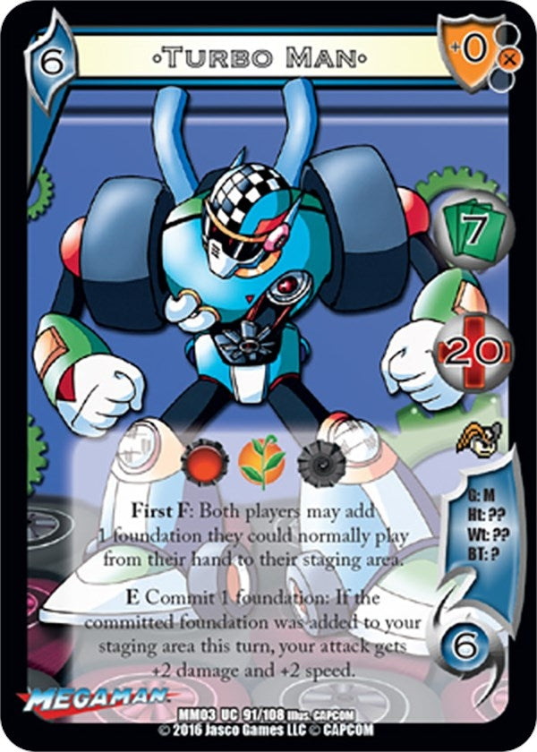 Image for Turbo Man (Mega Man: Battle for Power) (91) - UniVersus