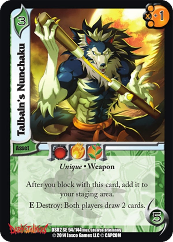 Image for Talbain's Nunchaku (Darkstalkers: Warriors of the Night) (94) - UniVersus