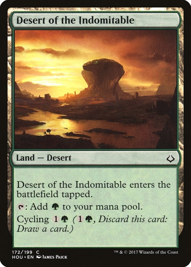 Image for Desert of the Indomitable (Hour of Devastation) (172) - Magic: The Gathering
