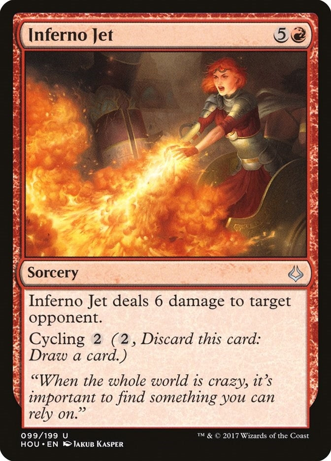 Image for Inferno Jet (Hour of Devastation) (99) - Magic: The Gathering