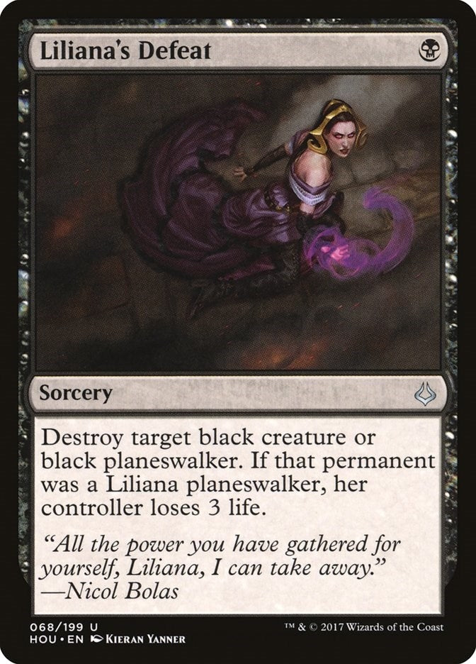 Image for Liliana's Defeat (Hour of Devastation) (68) - Magic: The Gathering