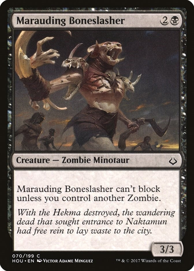 Image for Marauding Boneslasher (Hour of Devastation) (70) - Magic: The Gathering
