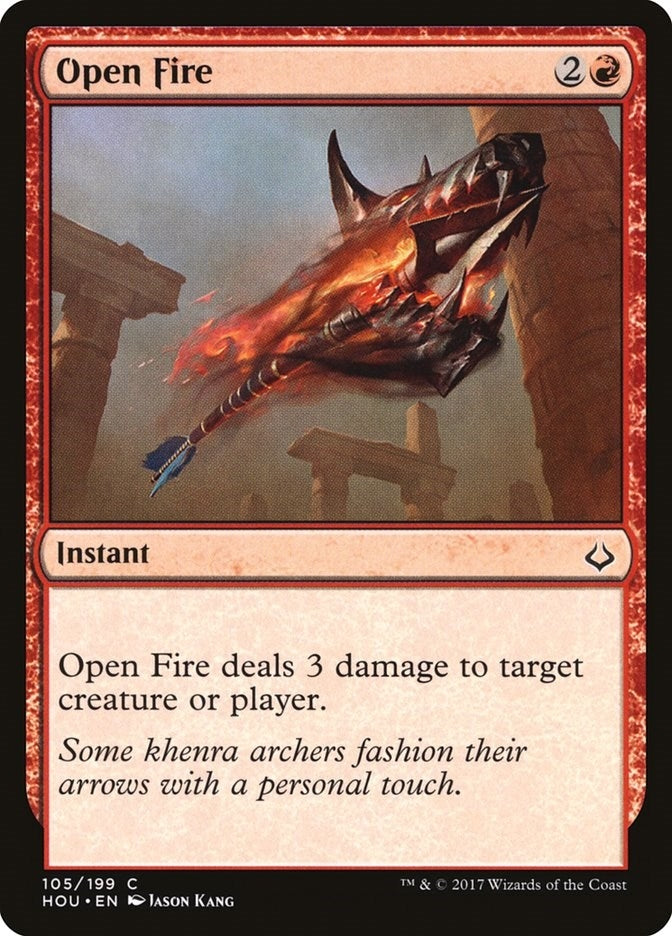 Image for Open Fire (Hour of Devastation) (105) - Magic: The Gathering