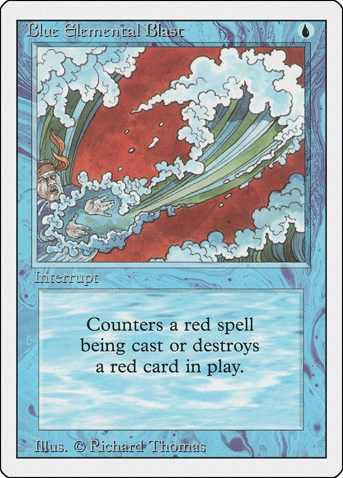 Image for Blue Elemental Blast (Revised Edition) - Magic: The Gathering