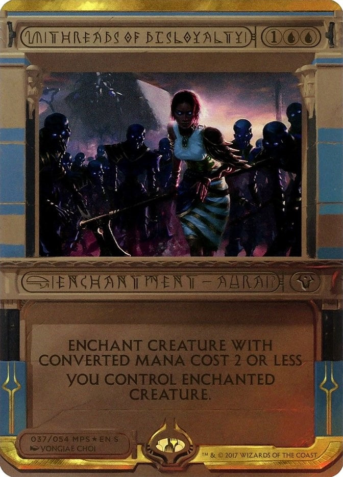 Image for Threads of Disloyalty (Masterpiece Series: Amonkhet Invocations) (37) - Magic: The Gathering