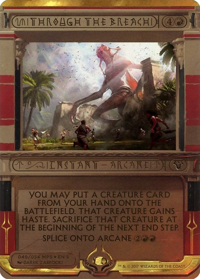 Image for Through the Breach (Masterpiece Series: Amonkhet Invocations) (49) - Magic: The Gathering