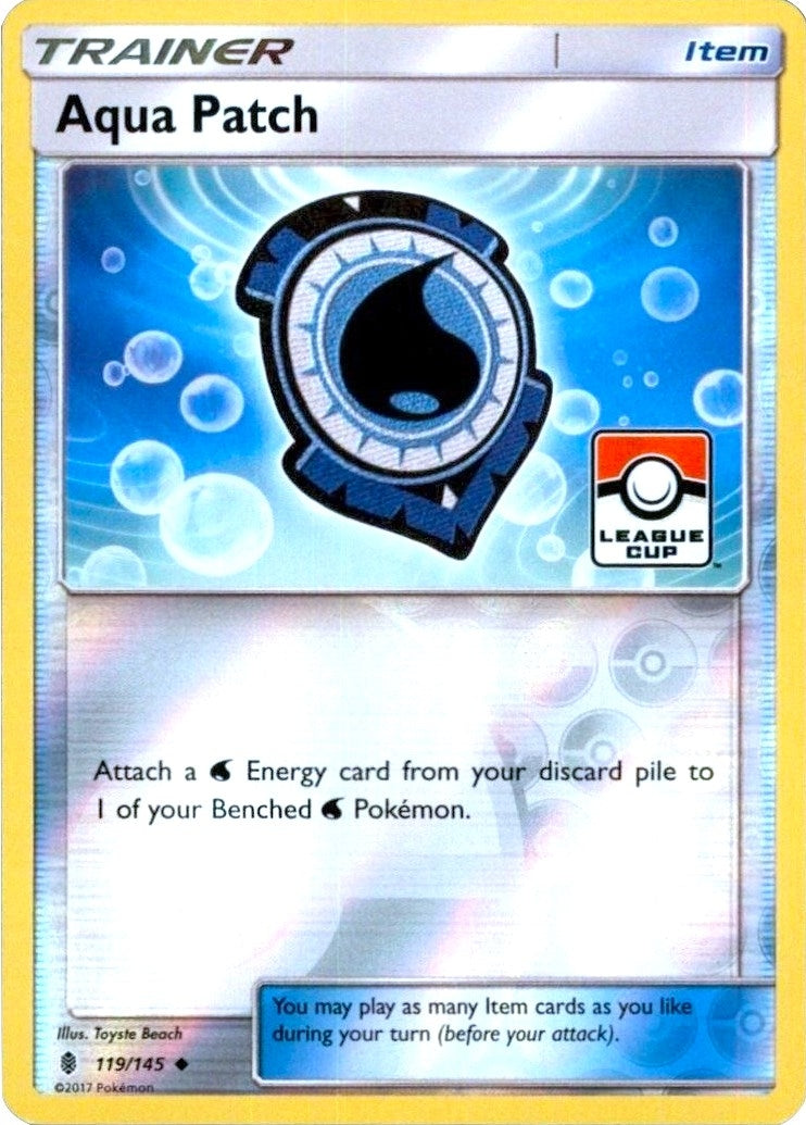 Image for Aqua Patch - 119/145 (League Cup) (League & Championship Cards) (119/145) - Pokemon