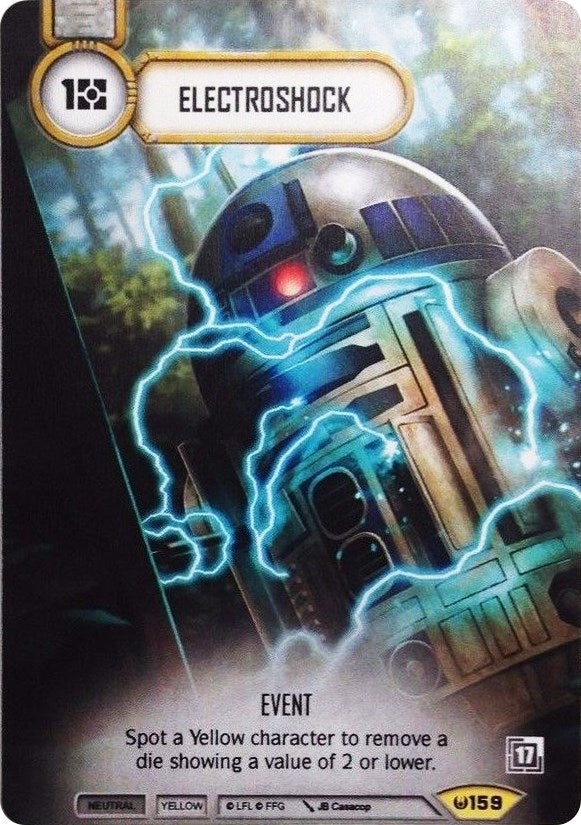 Image for Electroshock (Alternate Full Art) (SWD: Promo Cards) (159) - Star Wars: Destiny