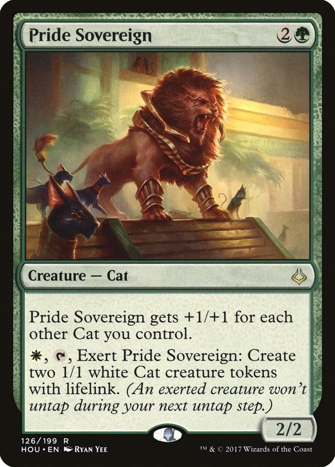 Image for Pride Sovereign (Hour of Devastation) (126) - Magic: The Gathering