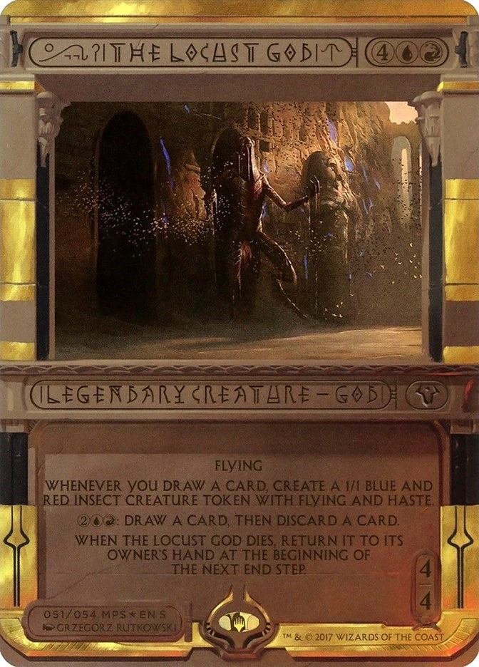 Image for The Locust God (Masterpiece Series: Amonkhet Invocations) (51) - Magic: The Gathering