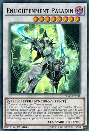 Image for Enlightenment Paladin (Pendulum Evolution) (PEVO-EN031) - YuGiOh