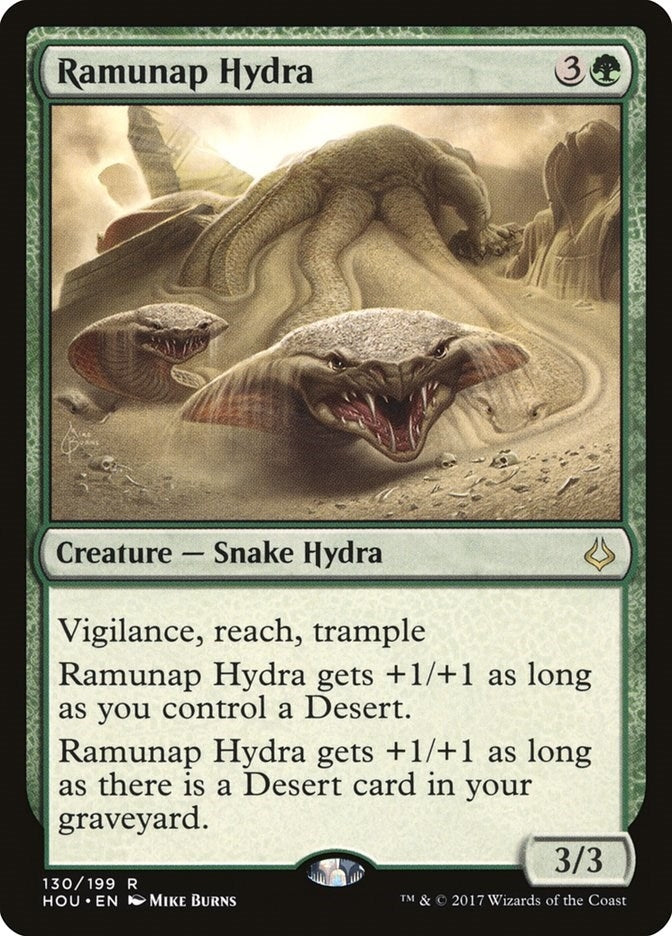 Image for Ramunap Hydra (Hour of Devastation) (130) - Magic: The Gathering