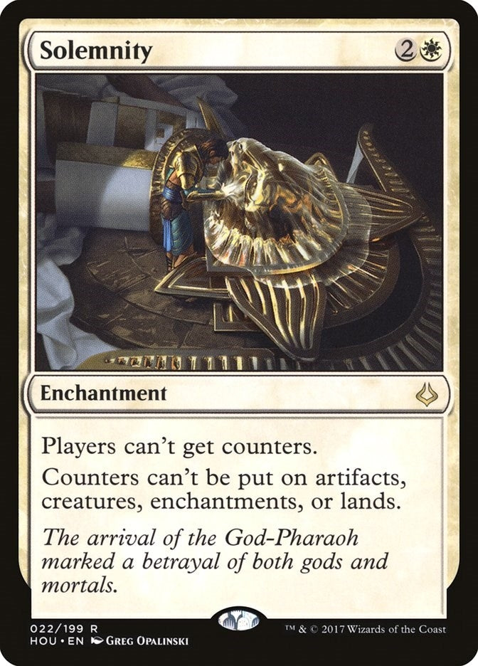 Image for Solemnity (Hour of Devastation) (22) - Magic: The Gathering