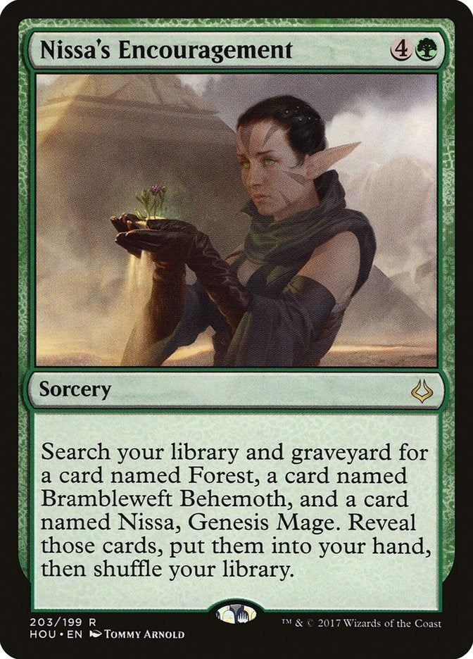 Image for Nissa's Encouragement (Hour of Devastation) (203) - Magic: The Gathering