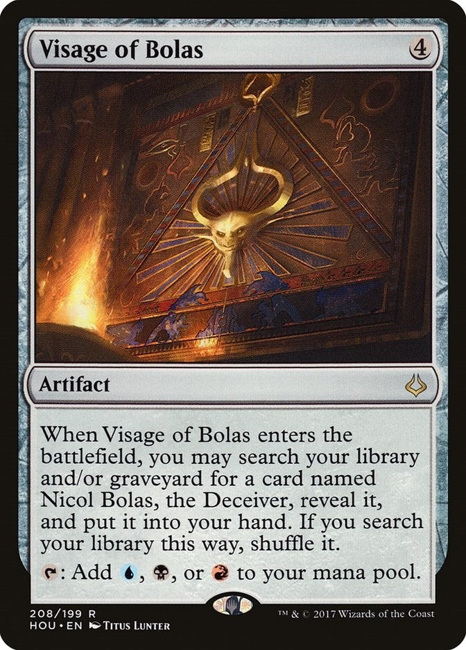 Image for Visage of Bolas (Hour of Devastation) (208) - Magic: The Gathering