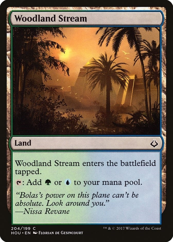 Image for Woodland Stream (Hour of Devastation) (204) - Magic: The Gathering
