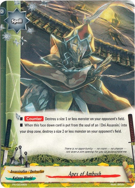 Image for Apex of Ambush (Promo Cards) (PR/0238EN) - Future Card BuddyFight