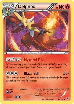 Image for Delphox - 26/146 (XY Base Set) (Deck Exclusives) (026/146) - Pokemon