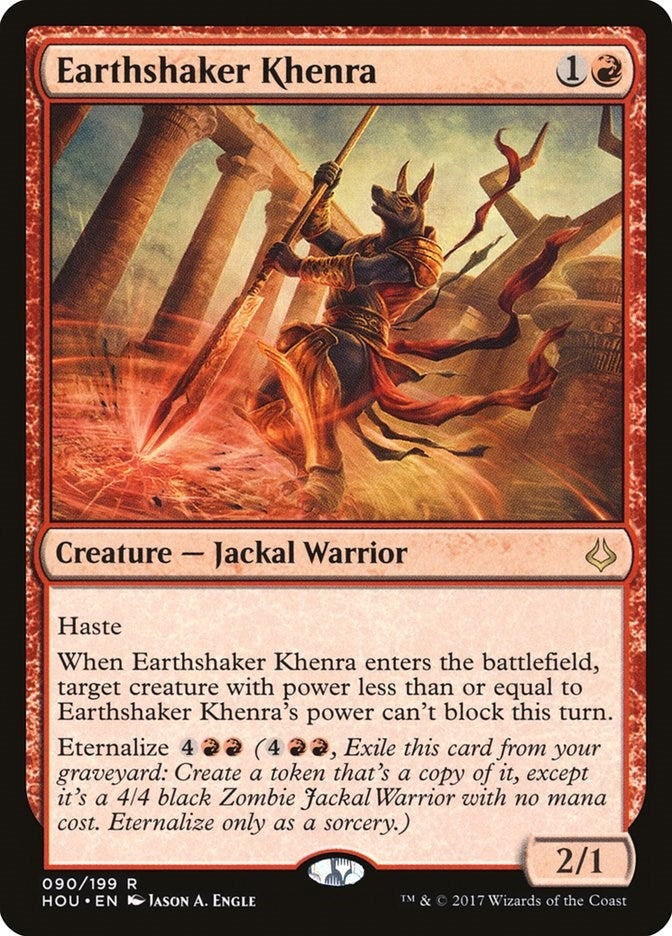 Image for Earthshaker Khenra (Hour of Devastation) (90) - Magic: The Gathering