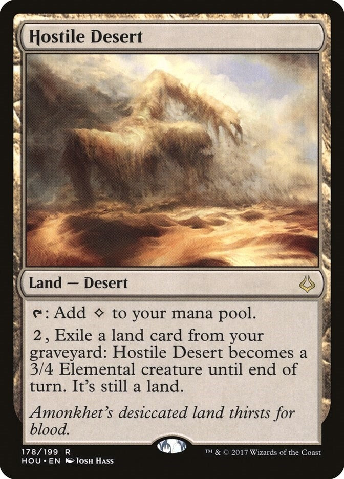 Image for Hostile Desert (Hour of Devastation) (178) - Magic: The Gathering