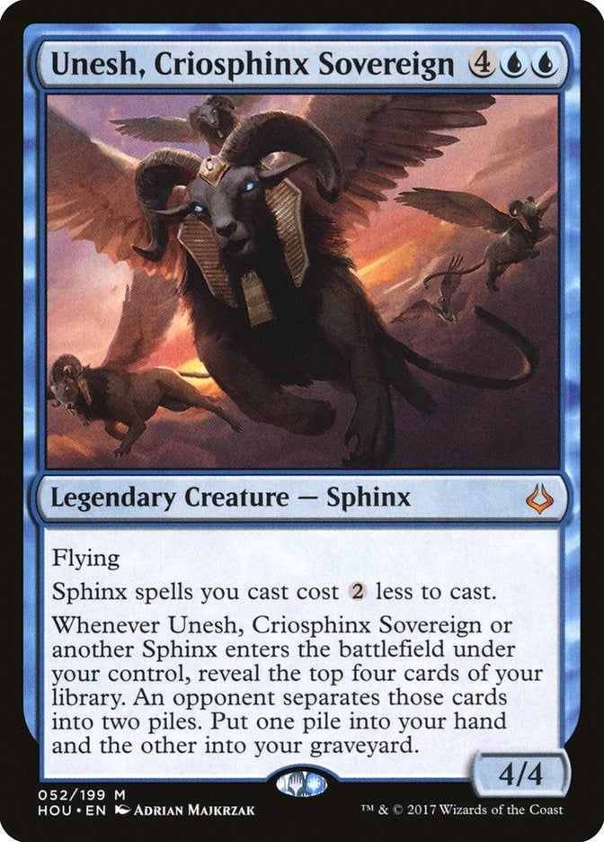 Image for Unesh, Criosphinx Sovereign (Hour of Devastation) (52) - Magic: The Gathering