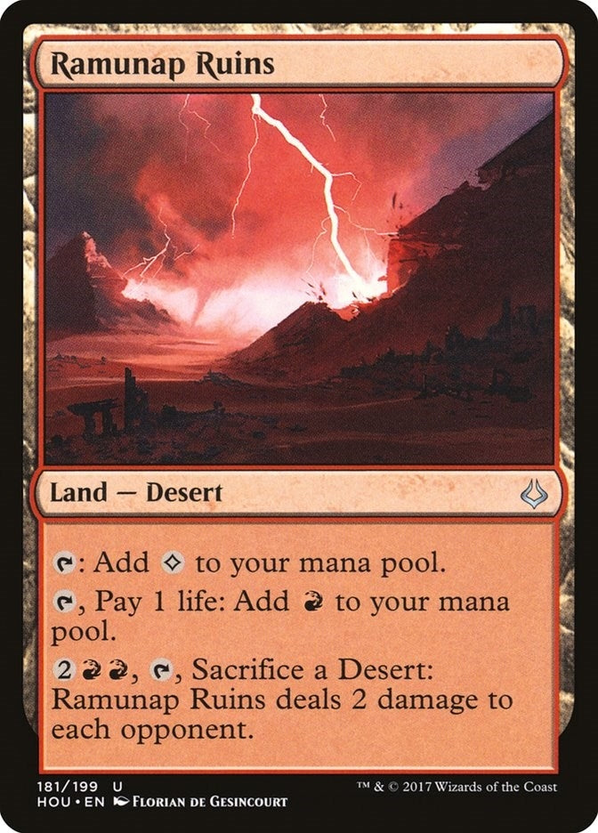 Image for Ramunap Ruins (Hour of Devastation) (181) - Magic: The Gathering