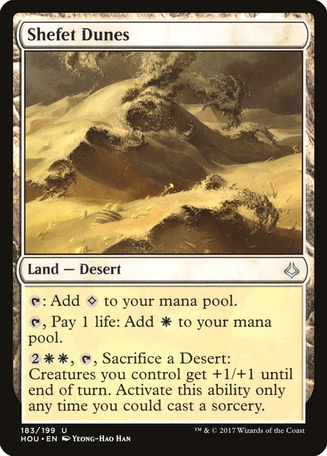 Image for Shefet Dunes (Hour of Devastation) (183) - Magic: The Gathering