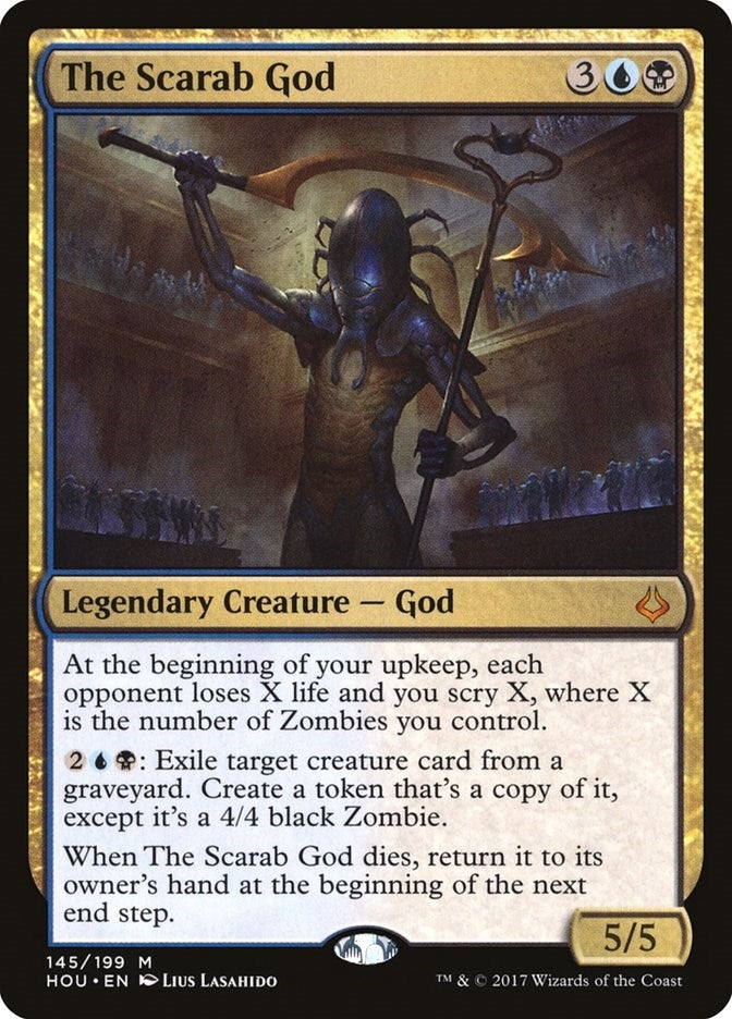 Image for The Scarab God (Hour of Devastation) (145) - Magic: The Gathering