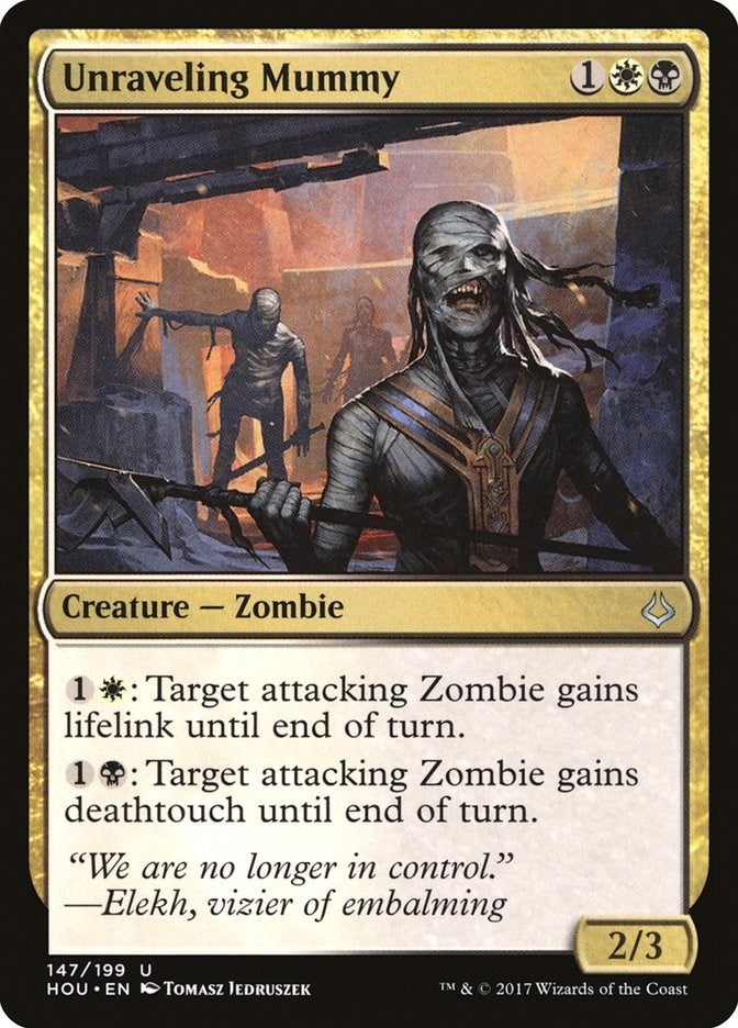 Image for Unraveling Mummy (Hour of Devastation) (147) - Magic: The Gathering