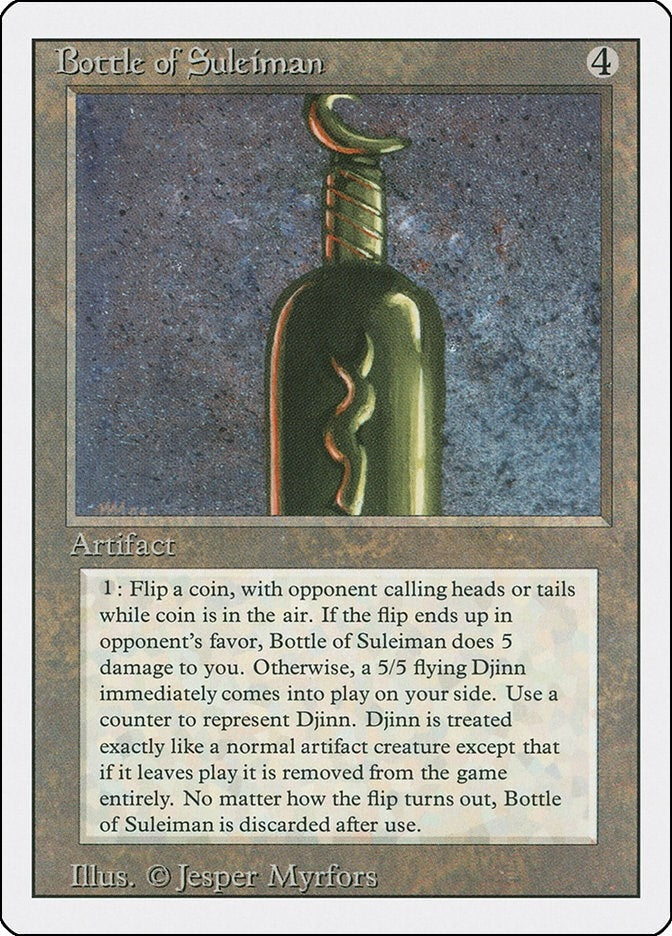 Image for Bottle of Suleiman (Revised Edition) - Magic: The Gathering
